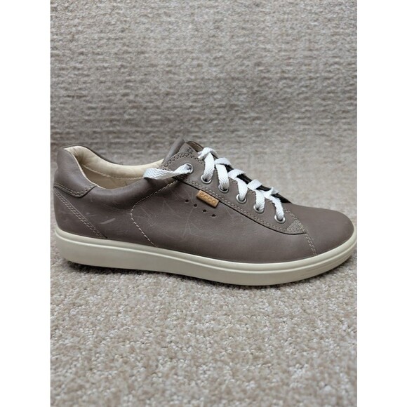 Ecco Casual Sneakers Womens Size 10.5 Mocha Casual Low Top Shoes Lace Up - Picture 5 of 15